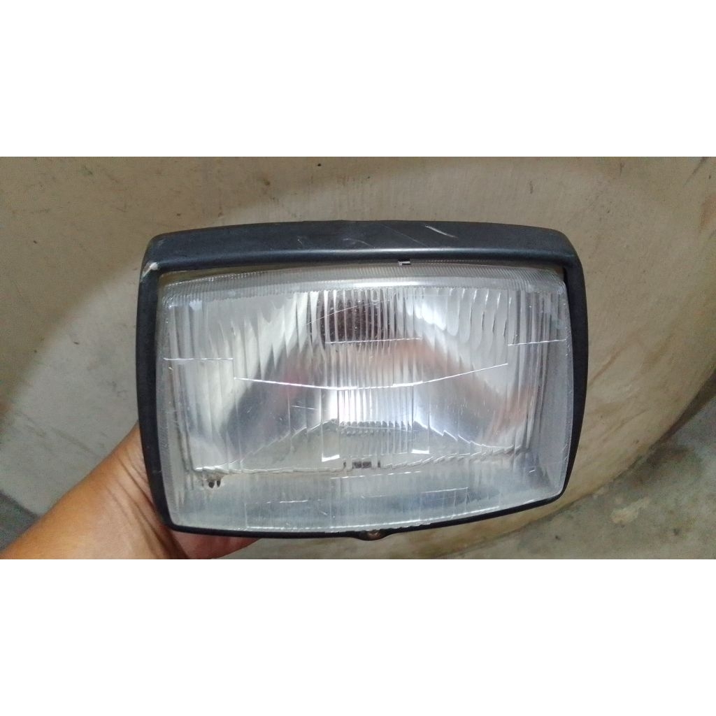 Reflektor lampu depan ori Rc80/Rc 100 th tua
