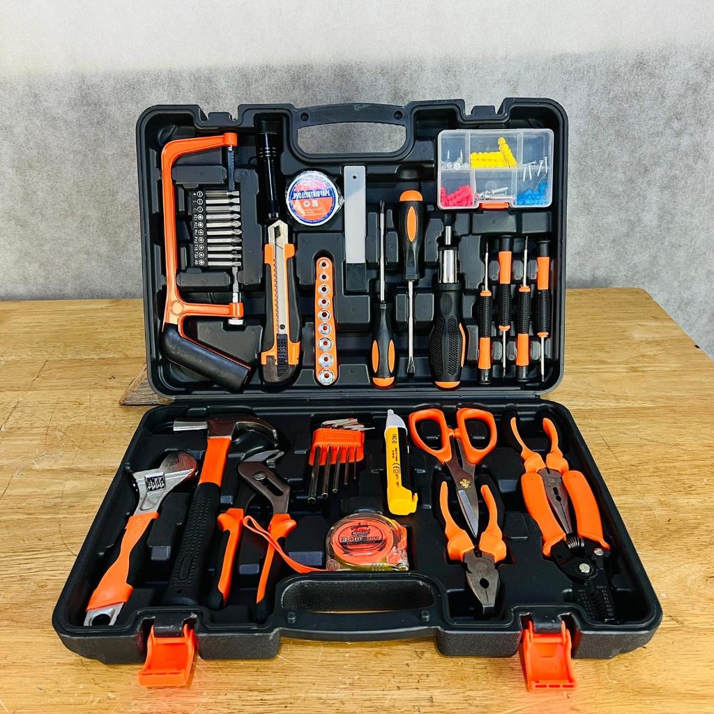 tool kit 102pcs full set palu tang kunci L obeng gergaji asli uchiha o