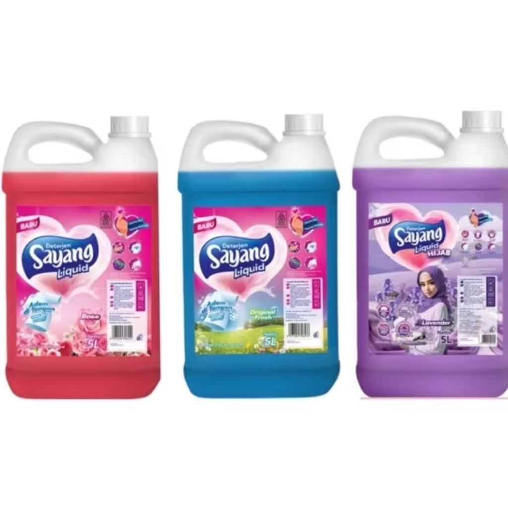 sayang detergent cair 5L/Sayang detergent liquid 5L