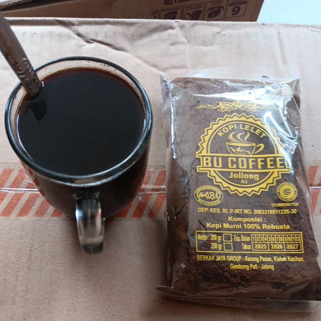 Kopi bubuk / Kopi lelet 200 gr khas jolong pati jawa tengah