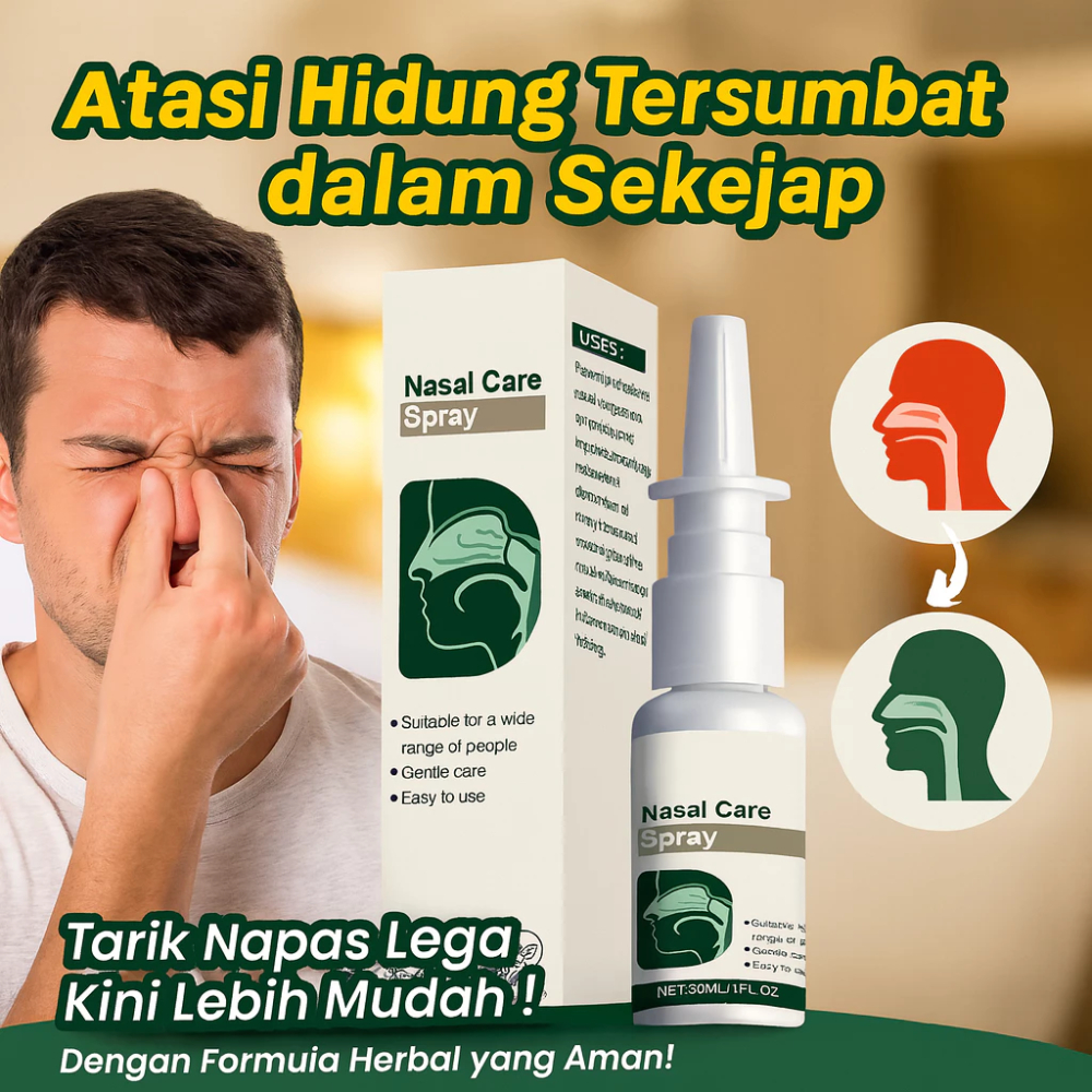 Nasal Care Spray Semprot Hidung Sinusitis Semprot Hidung Pelega Hidung Tersumbat - Nasal Care Spray 