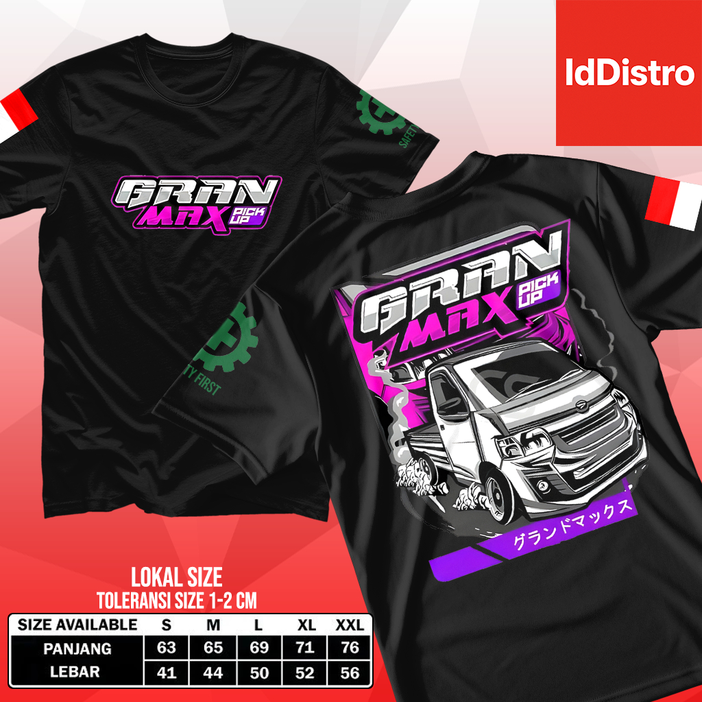 Mmmkaos Kaos Driver Muda Grand Max Unisex Cotton Combed