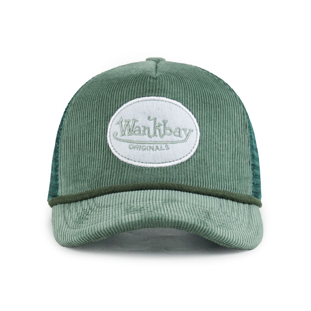 Wankbay Topi Trucker distro  Dewasa unisex Jaring Green Lily