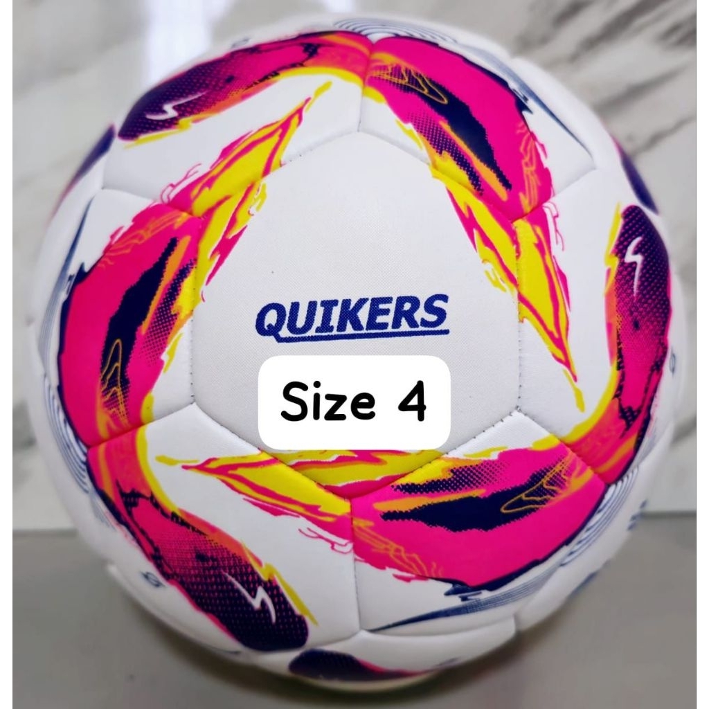 BOLA SEPAK SIZE 4 QUIKERS TERBARU/BOLA SEPAK SIZE 4