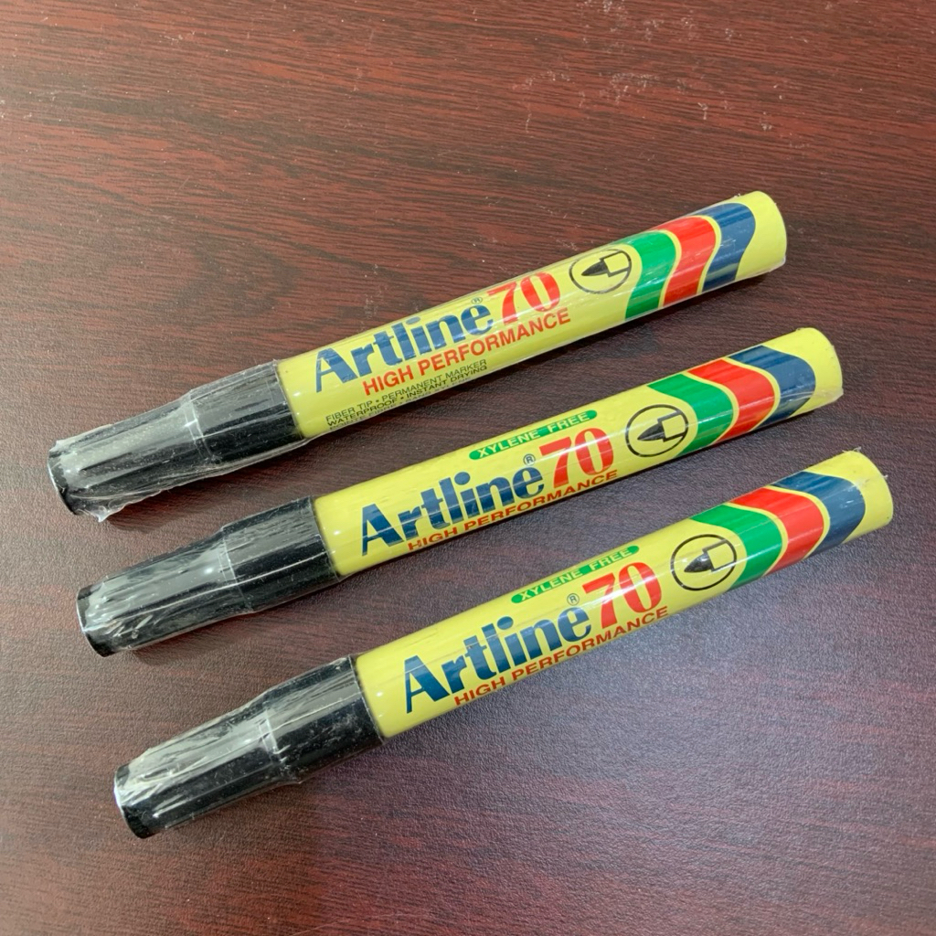 Spidol ARTLINE Permanent Marker EK-70/Spidol permanent artline Marker/ warna hitam