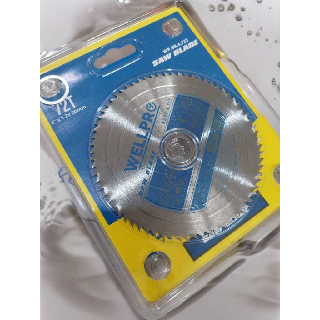 WELLPRO Mata Pisau Circular Saw Blade 4'' x 72T - Mata Potong Circular 4 Inch x 72 T WELLPRO