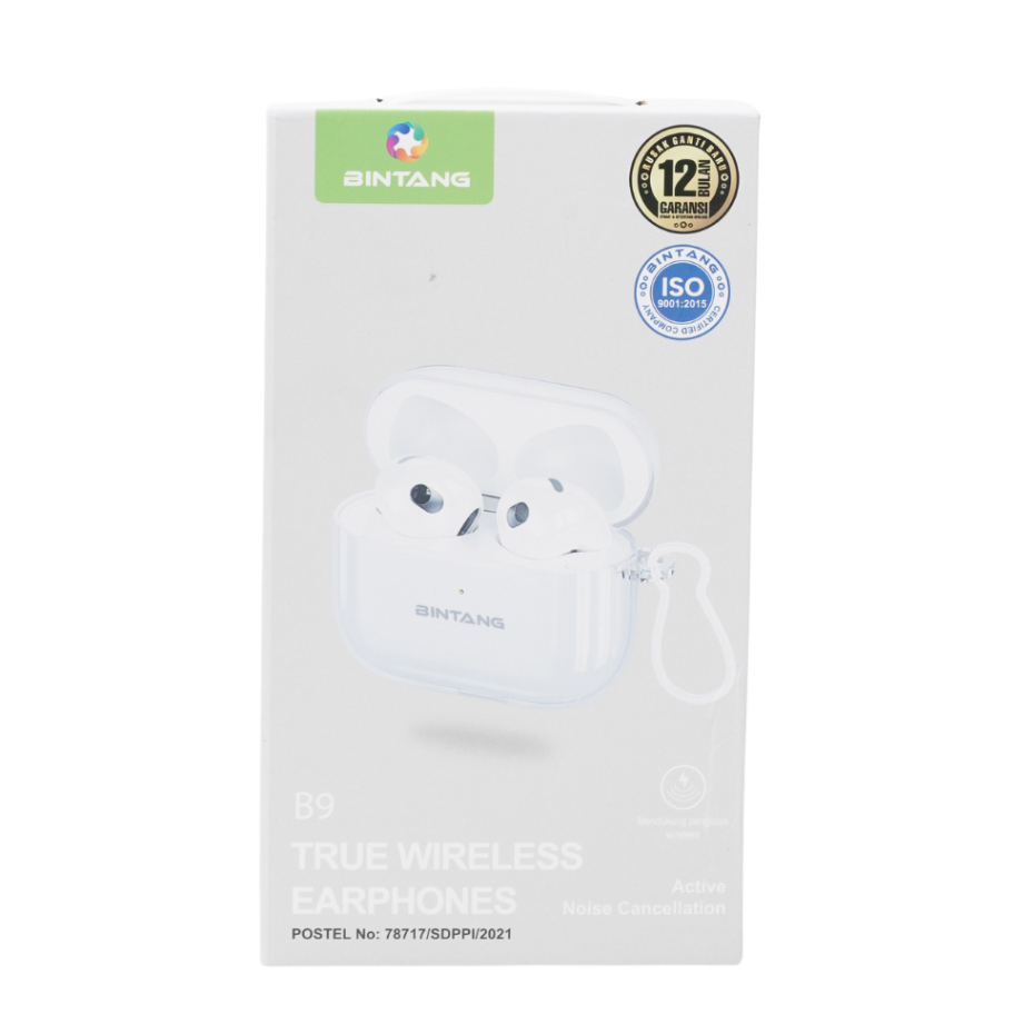 BINTANG B9 Earphone Earbuds In-ear TWS 5.3 Active Noise Cancellation HIFI Stereo Sound FULL BASS