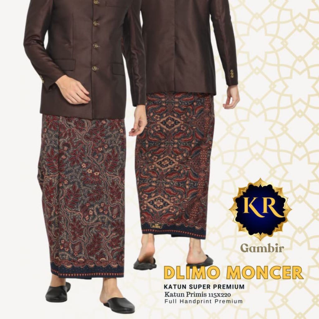 Sarung Batik Al Hazmi Motif Dlimo Moncer /Sruni /Kenikir /Sukun / Terang Bulan /Padmo Condro - Packi