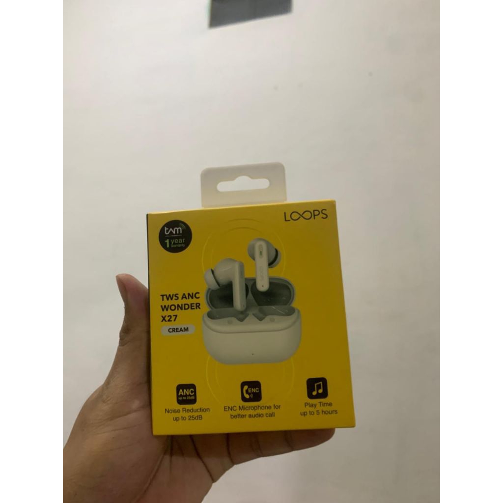 TWS LOOPS ANC X27 ori new