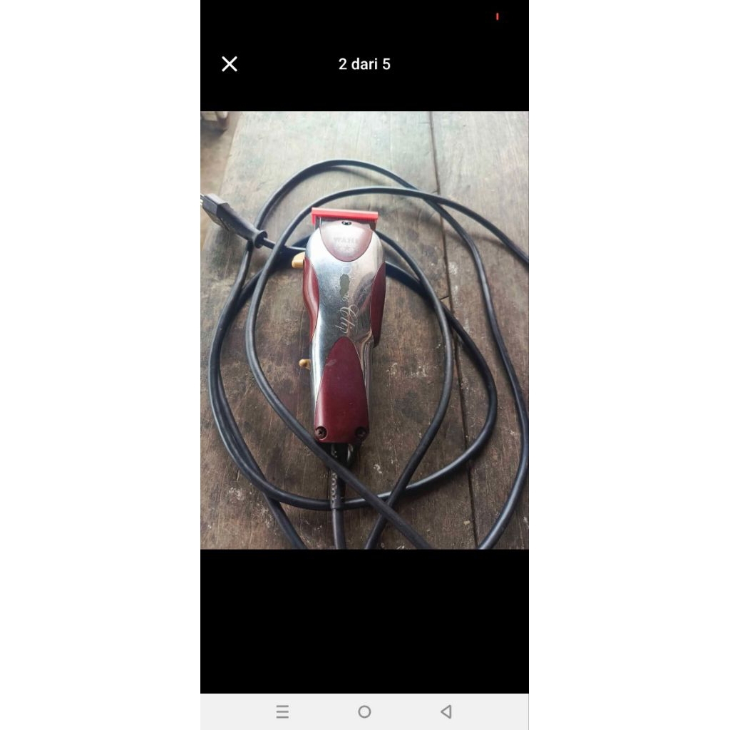 Mesin cukur Wahl corded bekas