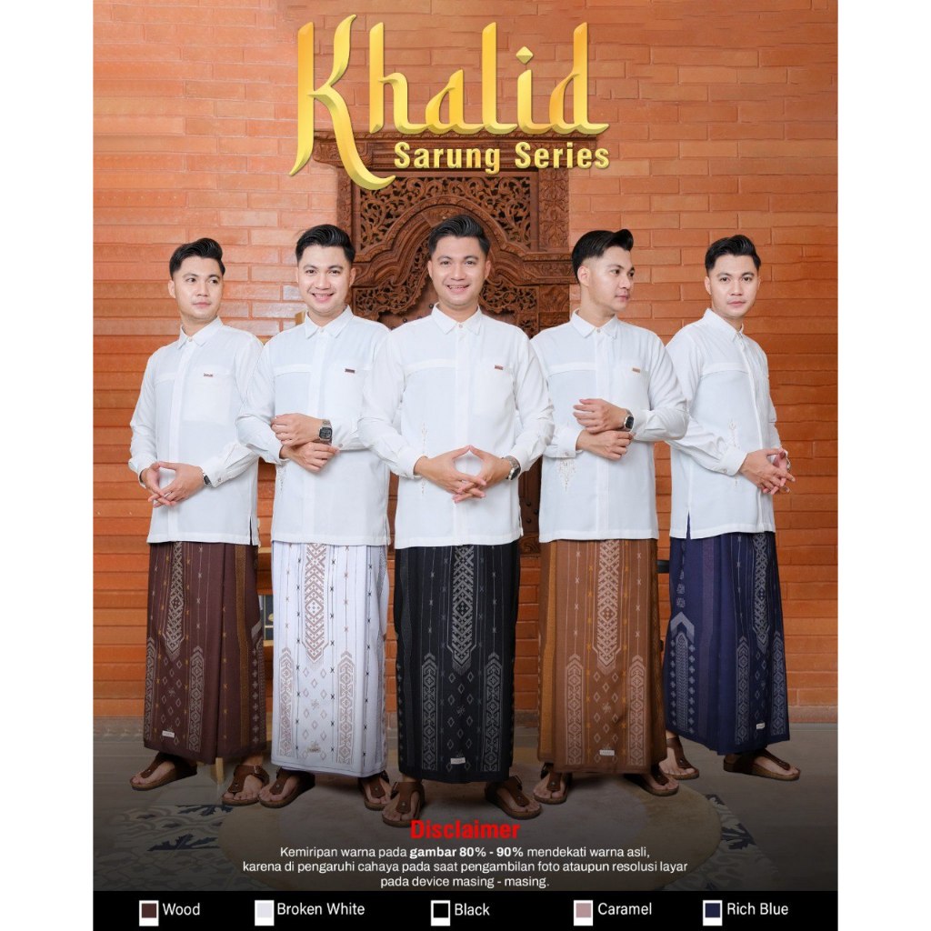 Ready Stok Siap Kirim Sarung Khalid By Original Aden Hijab