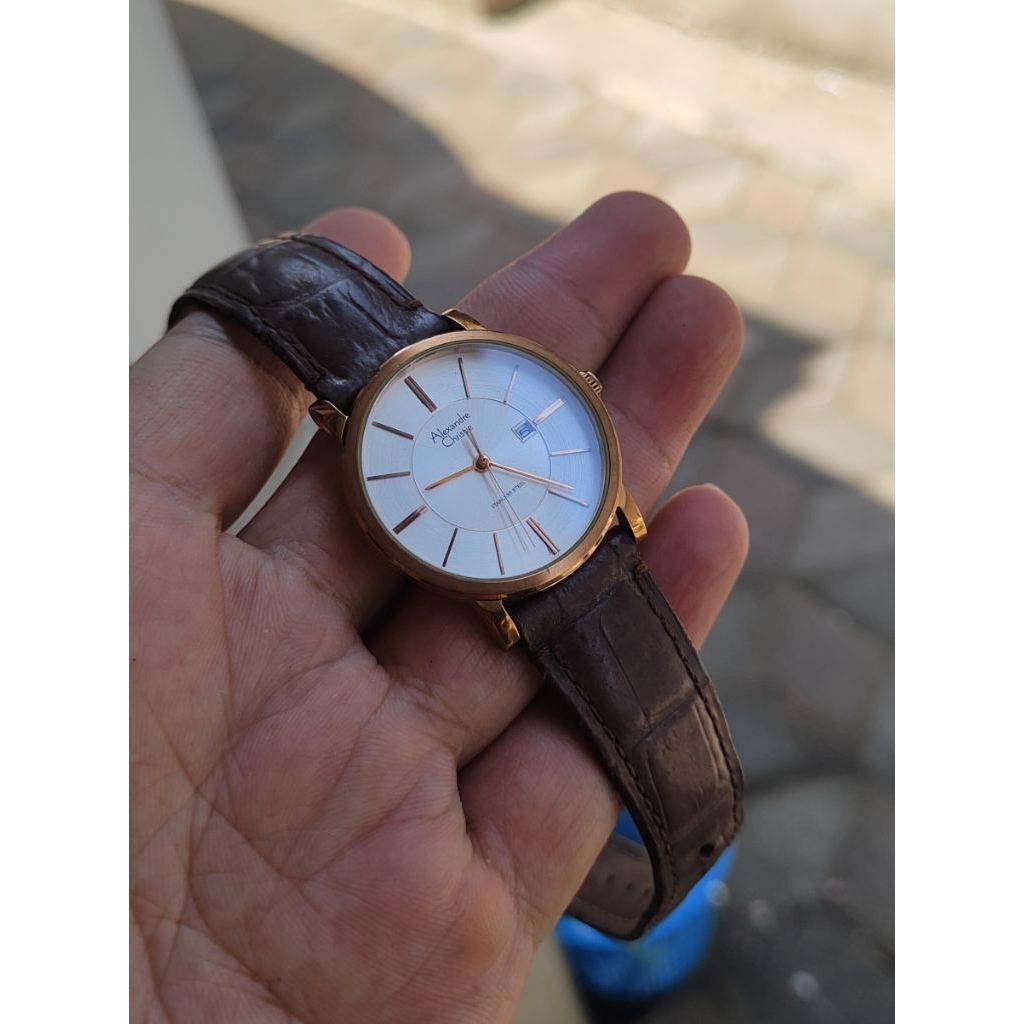 jam tangan original Alexandre Christie wanita second bekas