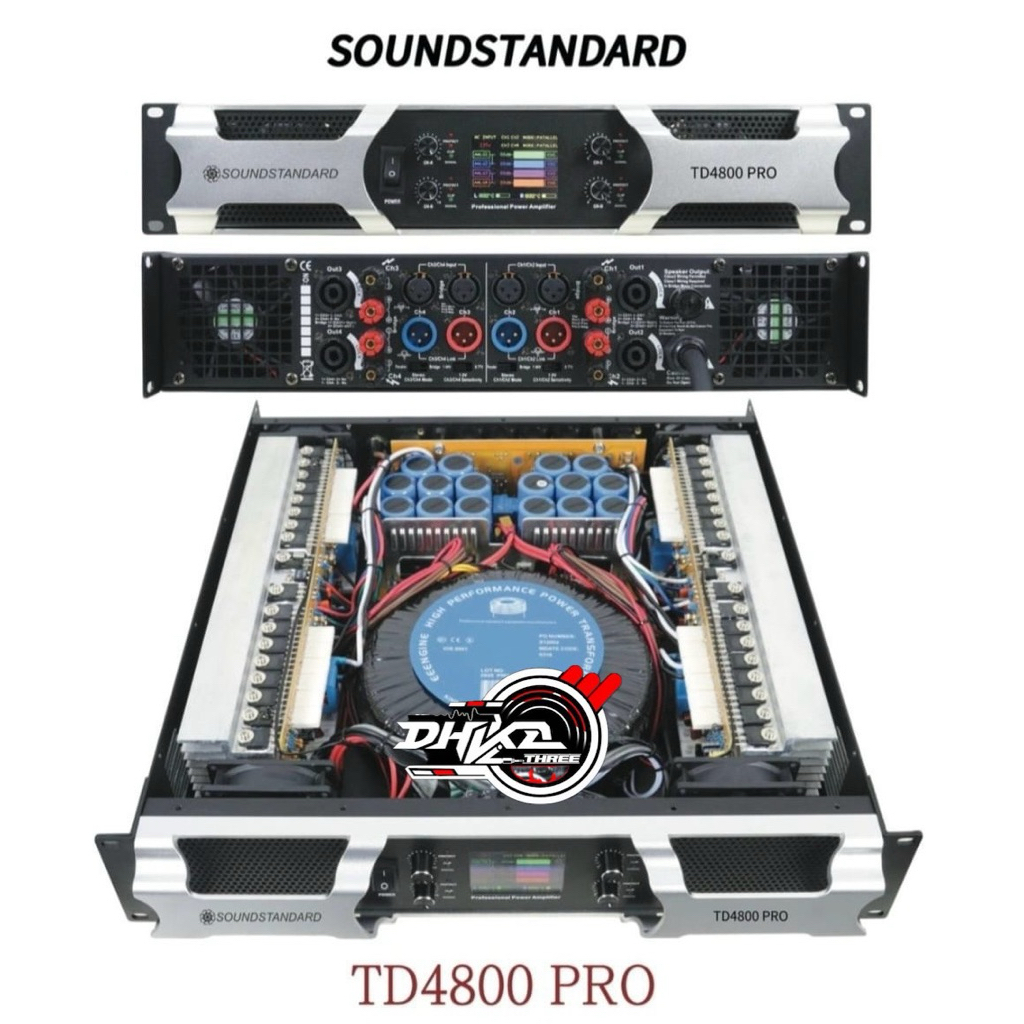 POWER SOUNDSTANRD TD 4800 PRO 4 CHANNEL DSP / Power Soundstanrd Td 4800 pro dsp / Power Soundstandrd