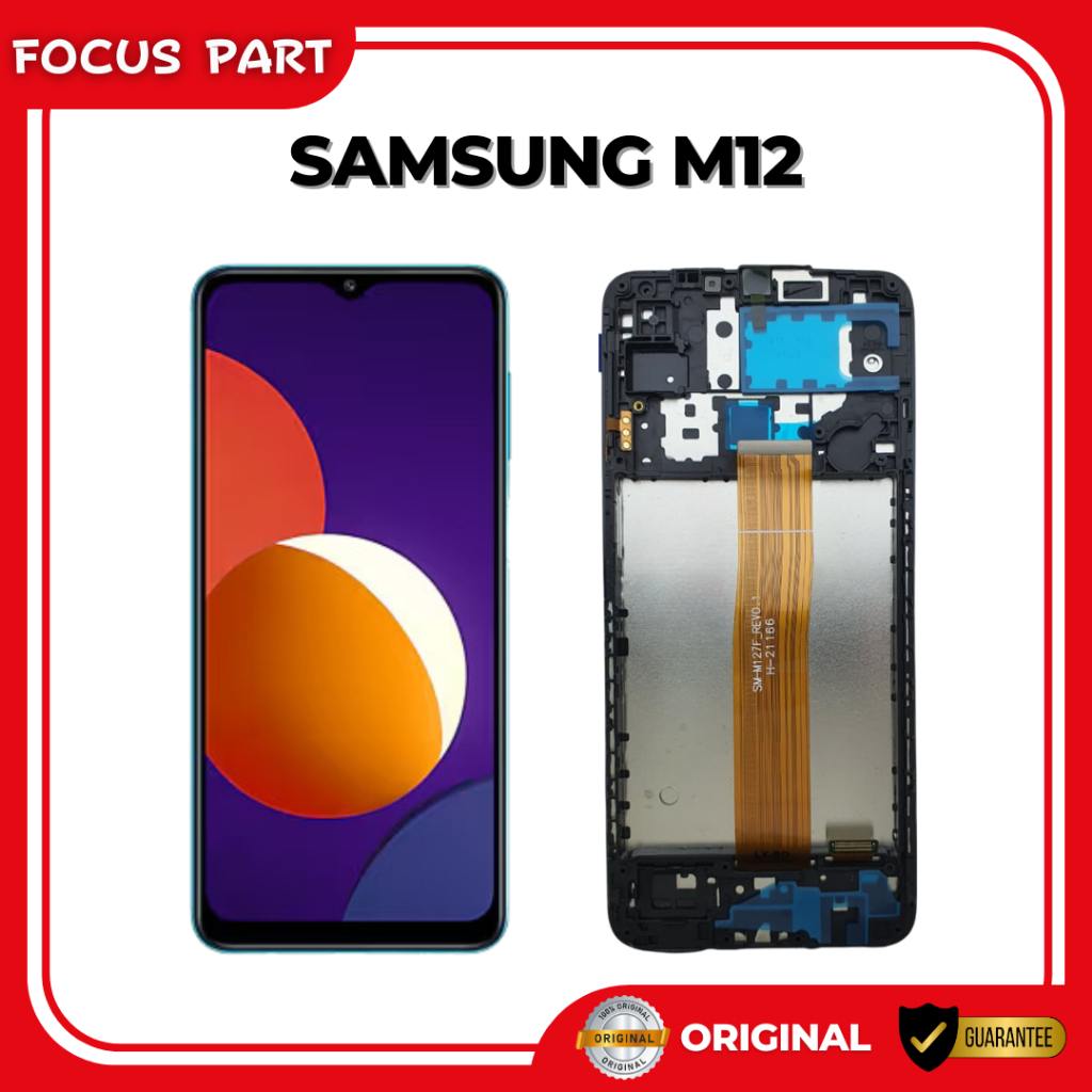 LCD + FRAME SAMSUNG M12 SM-M127 ORIGINAL