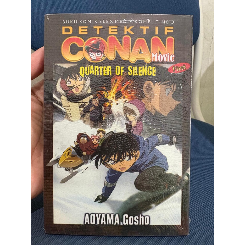 buku komik berwarna detektif conan quarter of silence