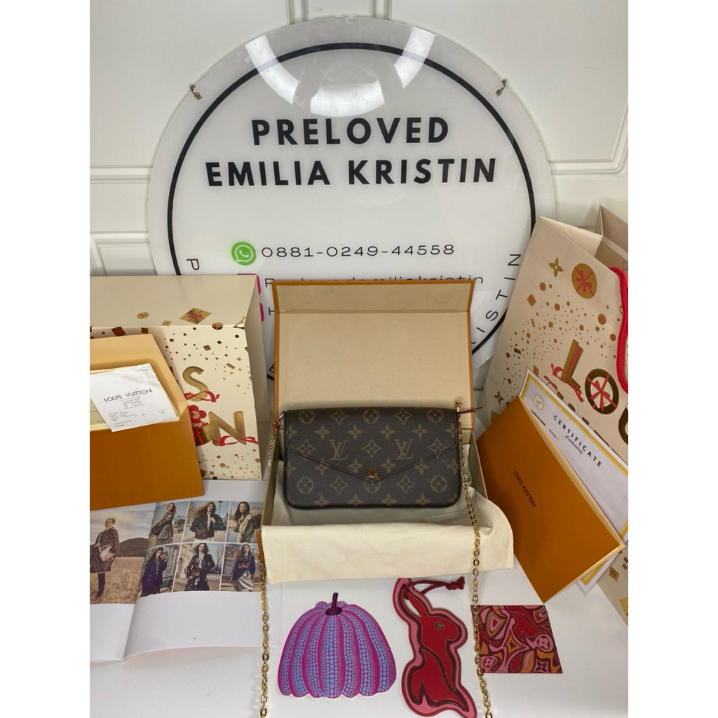 preloved rec 2023 cheap felicie pochette authentic