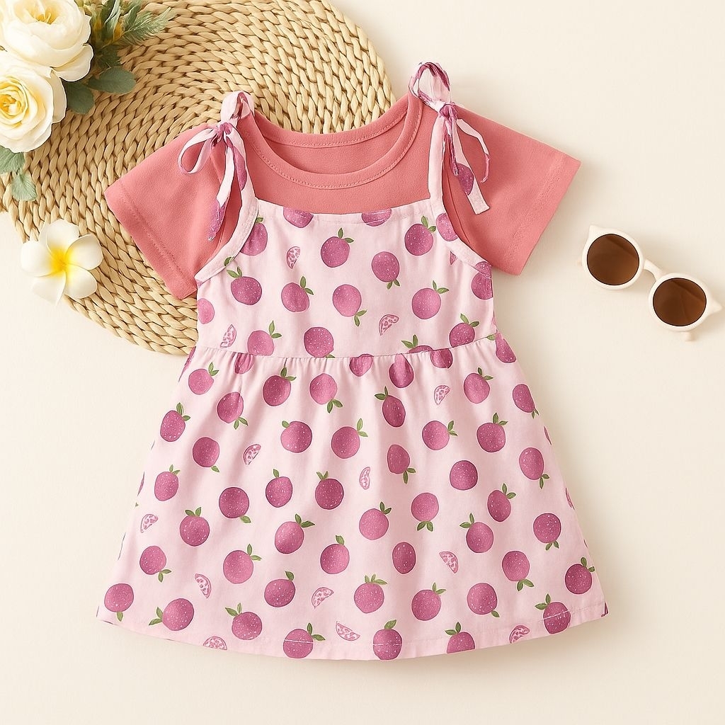 Victoria - dress overall terusan daster baju anak bayi balita perempuan usia 1-5 tahun Babysical ser