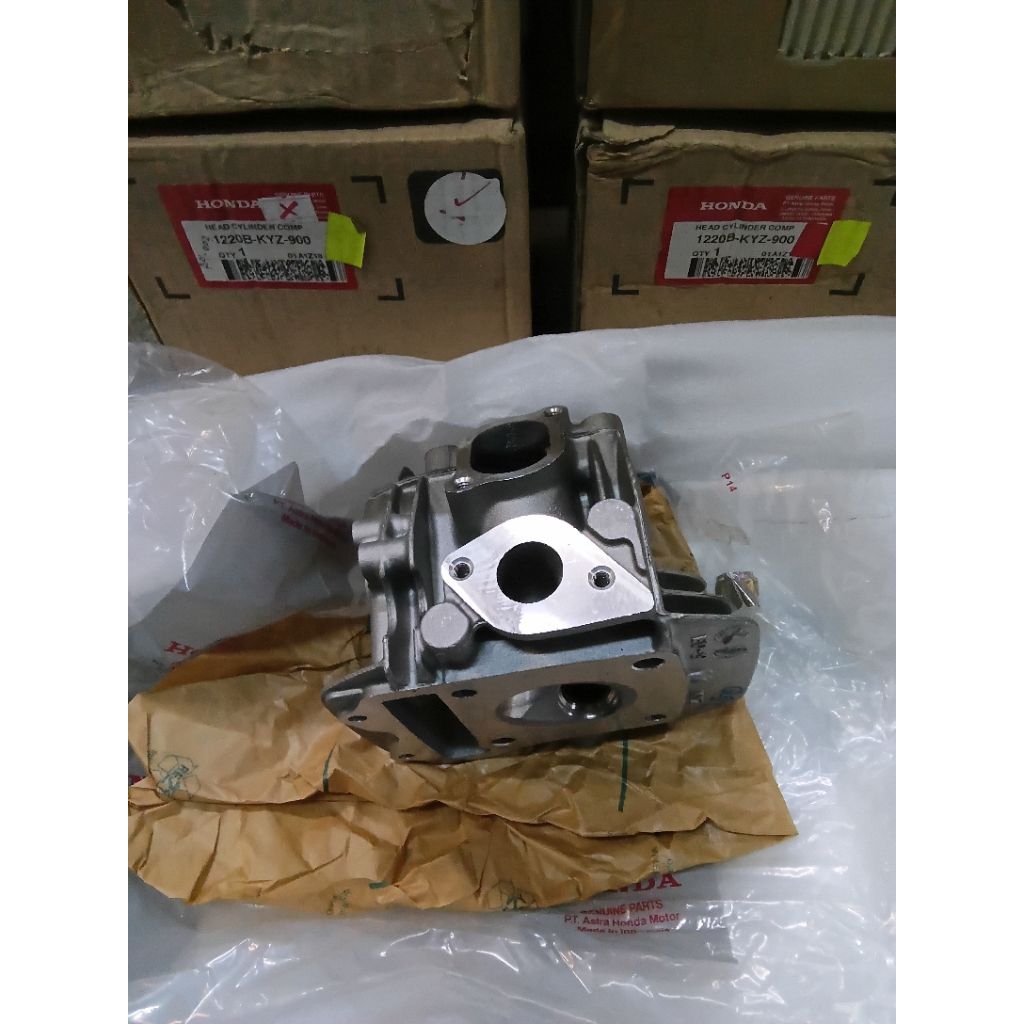 1220B KYZ 900 HEAD CYLINDER SILINDER HEAD SUPRA X125 HELM IN KARBU ORIGINAL AHM