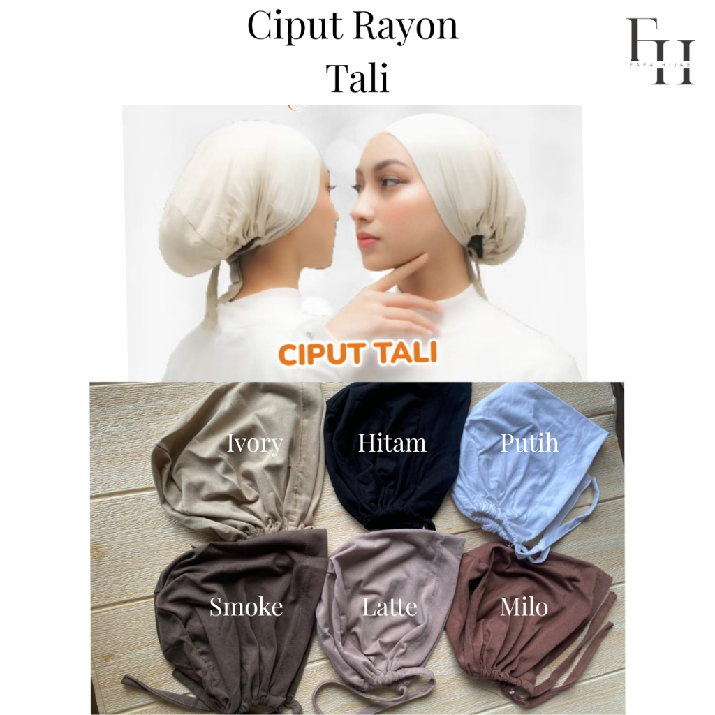 Ciput Kaos Rayon, Inner  Ninja Resleting, Ciput Rajut Reidana Warna