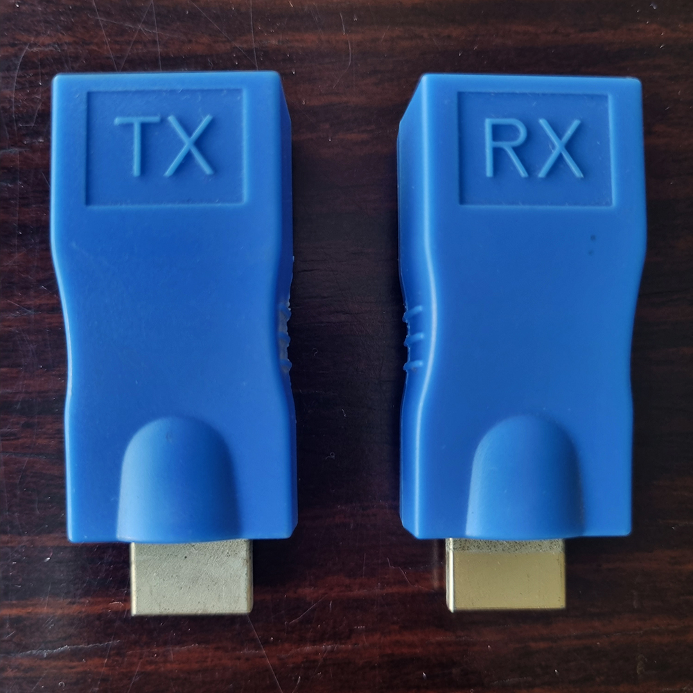 PRELOVED SEPASANG  HDMI EXTENDER 25M OVER LAN UTP CAT5e/CAT6