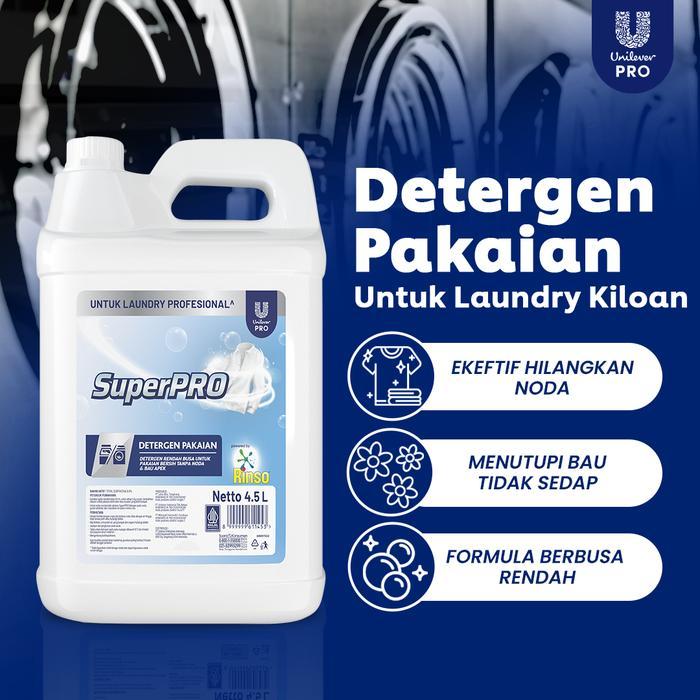 Rinso Superpro Deterjen Matic Cair Jerigen 4500ml
