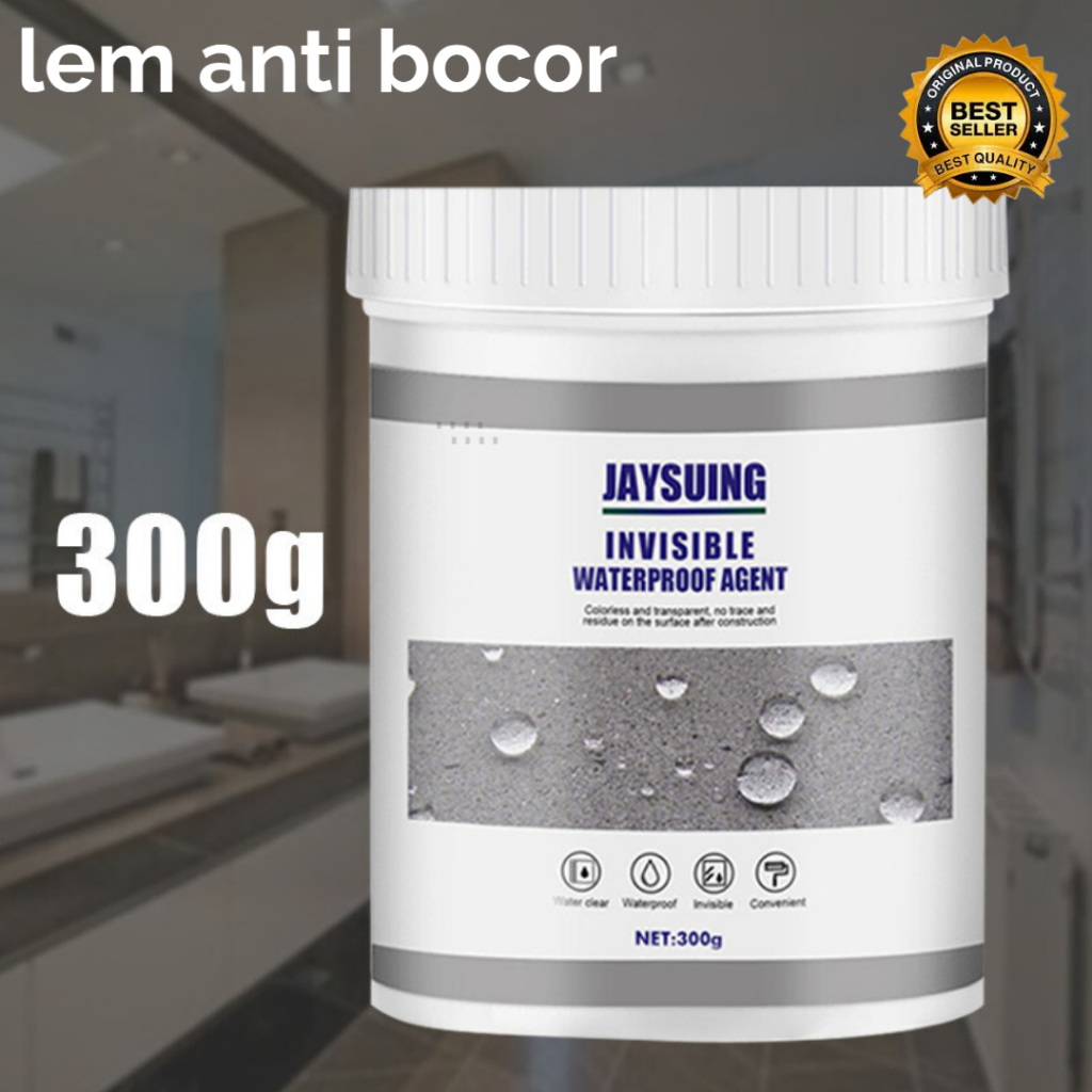 Jaysuing Lem Perekat Transparan Anti Bocor / Invisible Waterproof Agent Keramik Kamar Mandi Kolam Dl