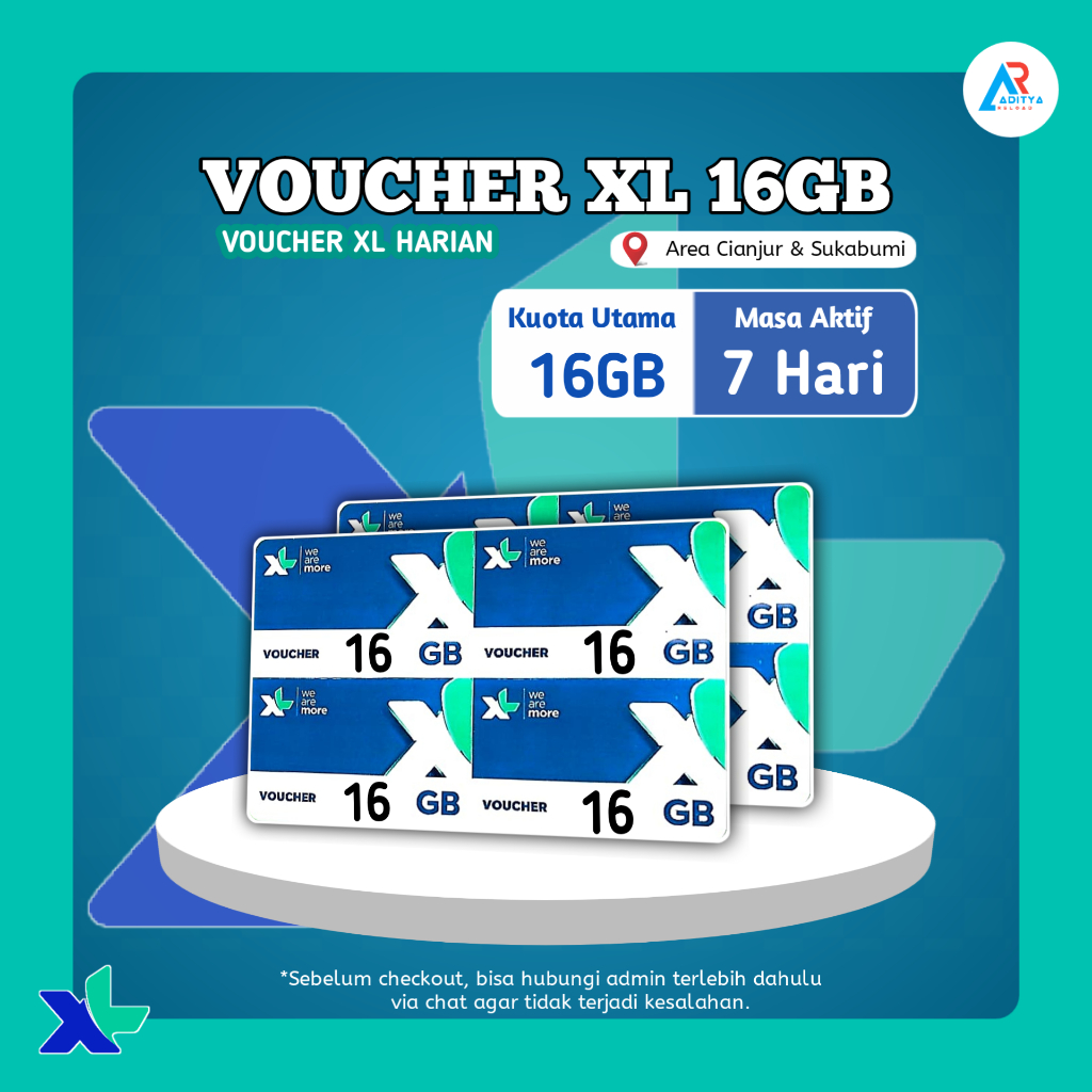 Voucher Kuota XL Mini 16GB 7Hari
