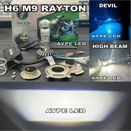 RTD RAYTON M9 - Lampu Utama H6 H4 H7 Led RTD