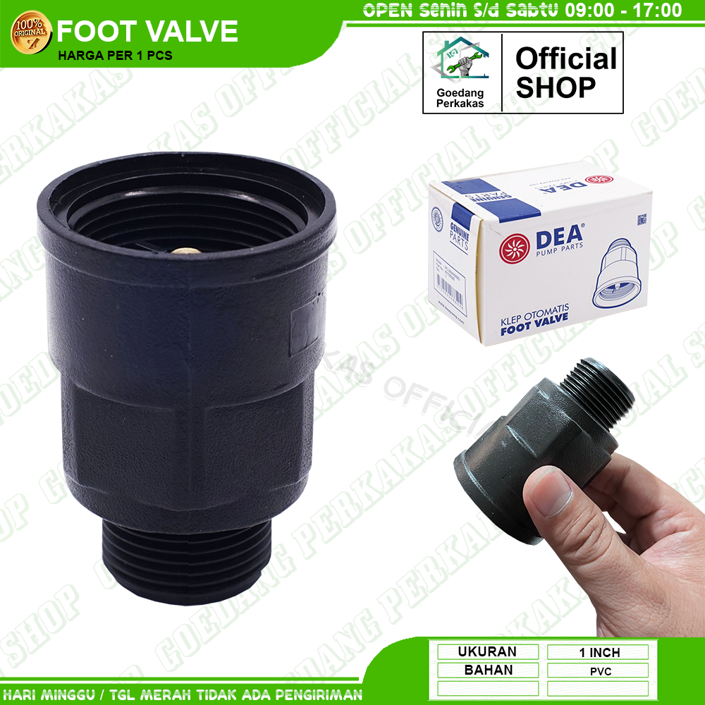 Foot Valve Klep Otomatis Jet Pump 1 Inch DEA / Tusen Klep Shimizu