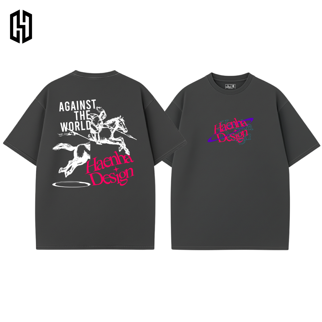 HAENHA Kaos Oversize Heavyweight Soldier Cotton Combed 16S