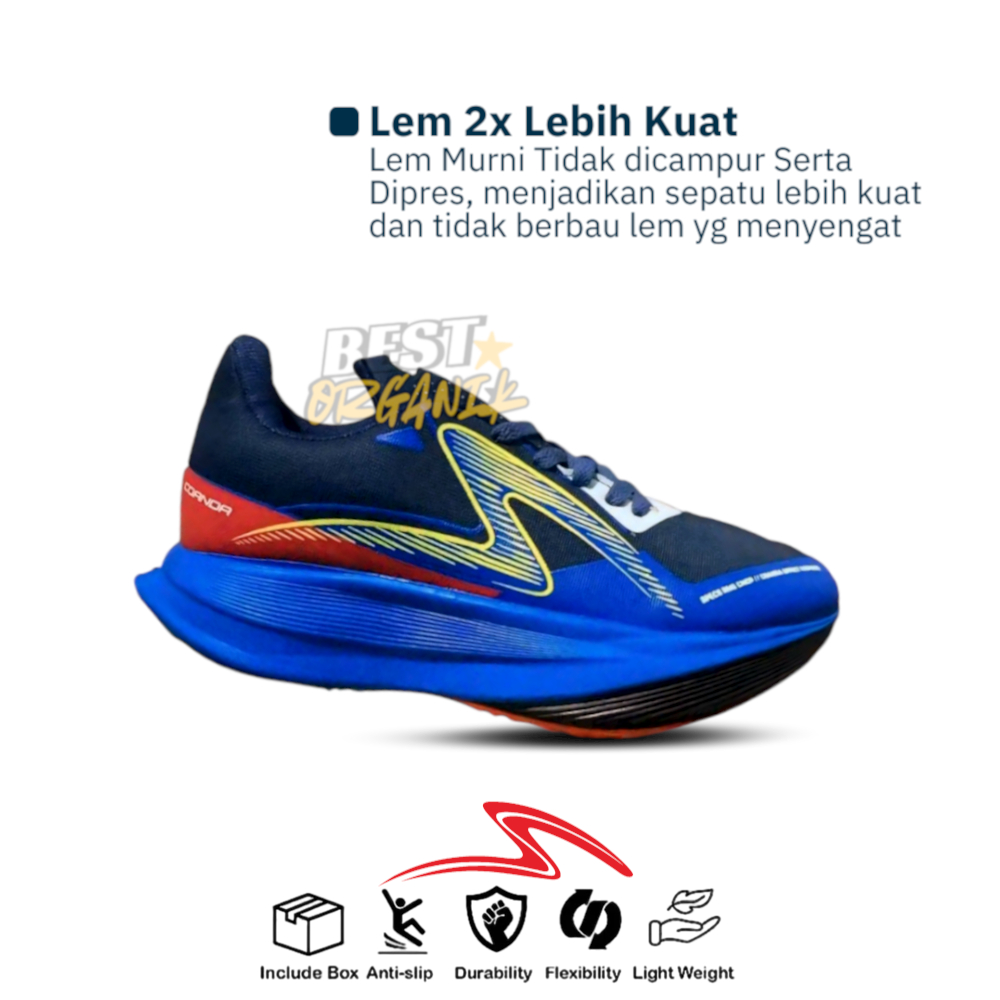 new deals sepatu joging pria wanita specs putih merah - sepatu lari pria sepatu sport pria sepatu