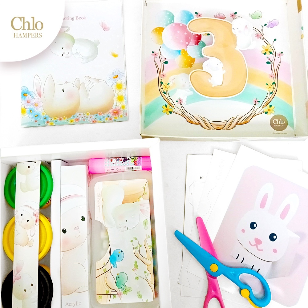 Katalog Ivory Box - Souvenir hampers Ulang Tahun Ultah Anak Custom Murah Laki - Laki / Perempuan