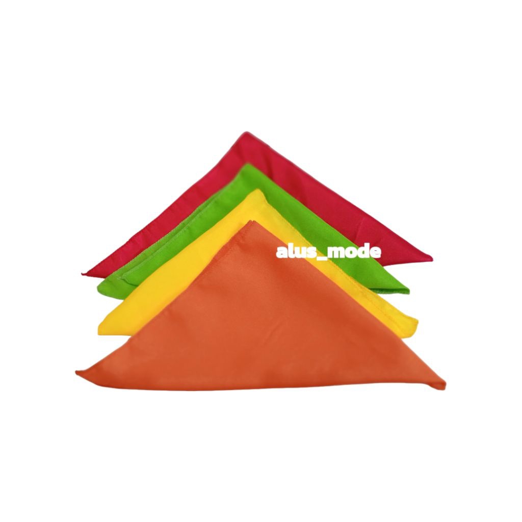 Slayer Syal Bandana Ikat Segitiga Polos Manasik Haji Umroh Syal Segitiga Bandana Ikat Kepala Segitig