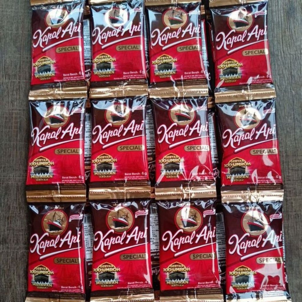 kopi kapal api kecil 1 renceng 6g (isi 10)