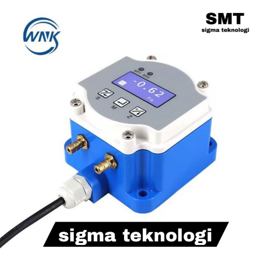 WNK Digital Air Differential Pressure Sensor Low Differential Pressure Transducer HVAC Pressure Diff