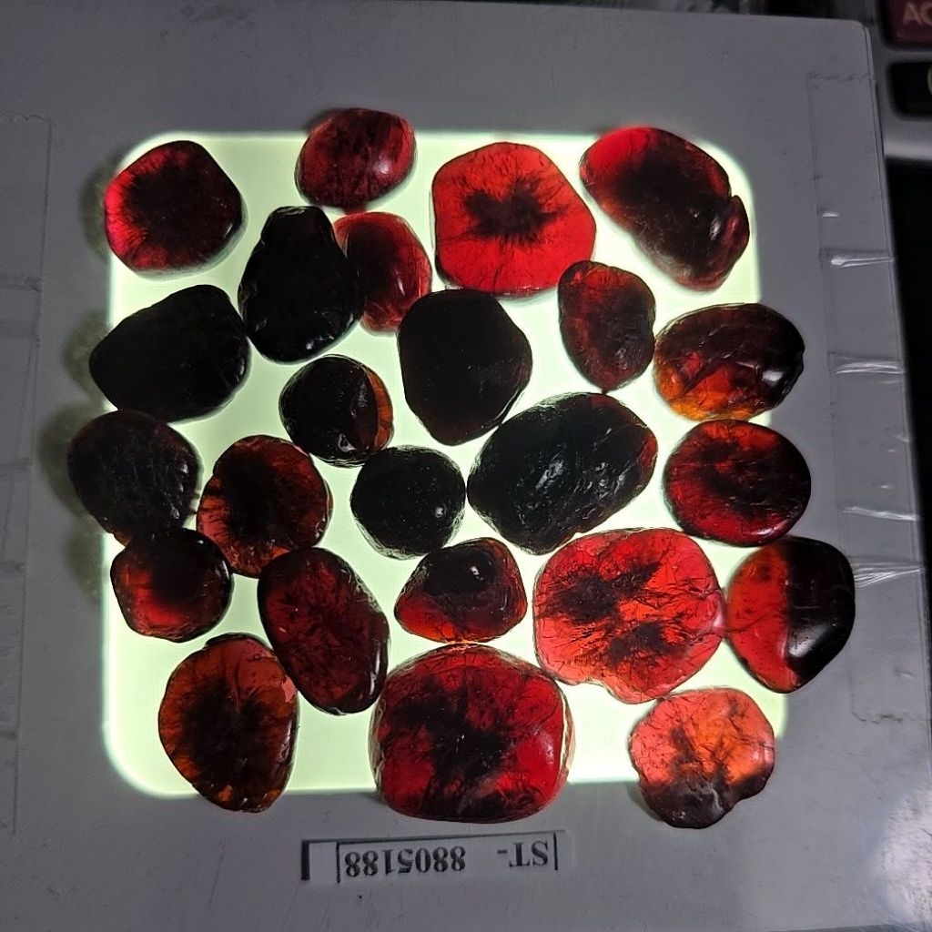 BATU RED GARNET ROUGH BATU ASLI PAKET 100GR