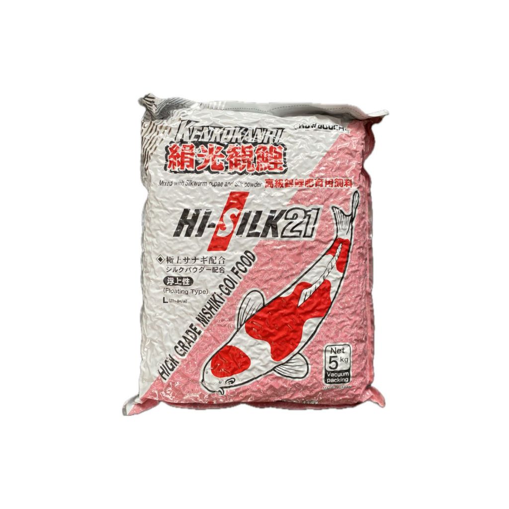 HISILK 21 KENKOKANRI Floating  L 5Kg - Pakan Koi Jepang - Pakan Koi Import