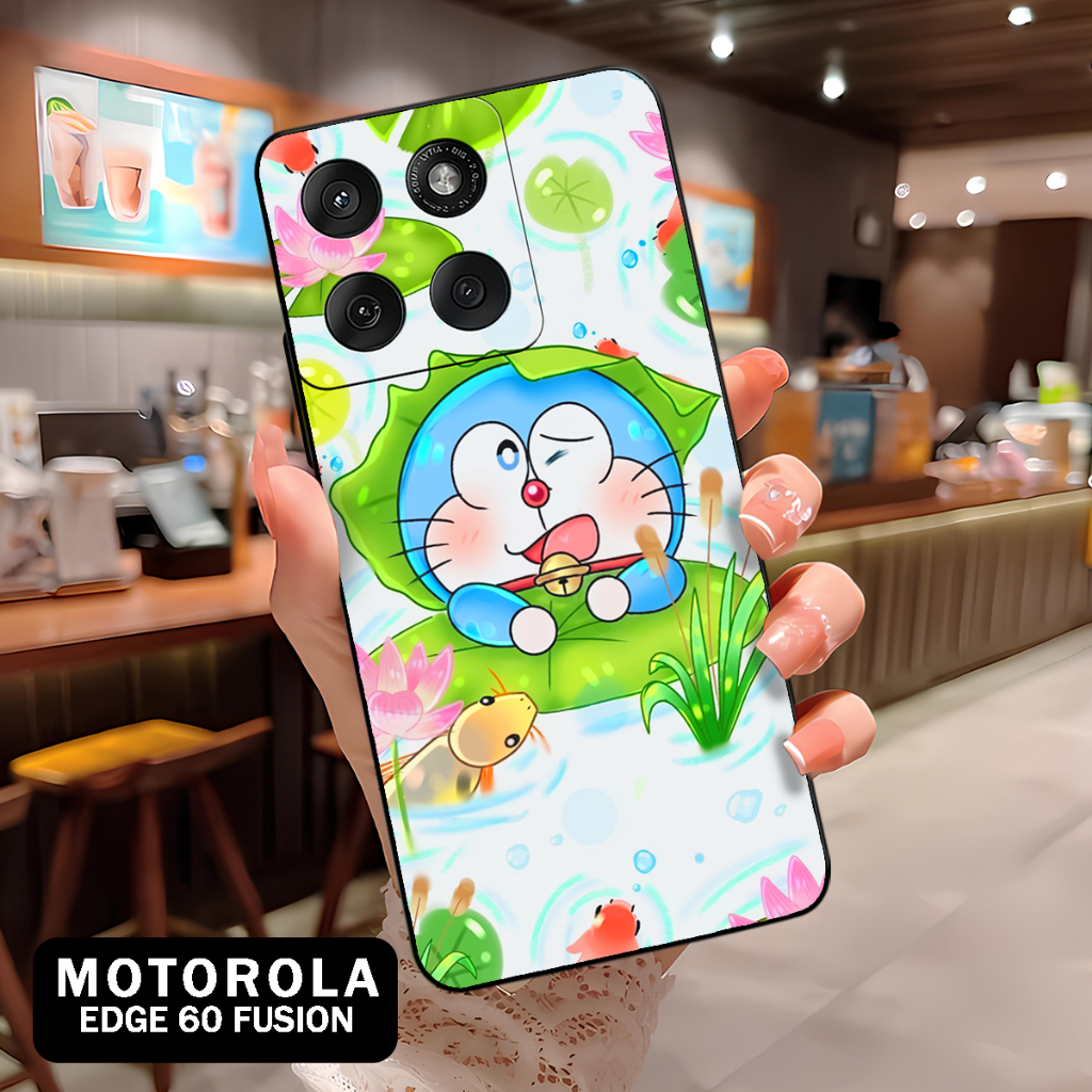 ( BT 25 ) Softcase Silikon hp Motorola Edge 60 Fusion l full karet lentur Untuk  Camera l Silicone l