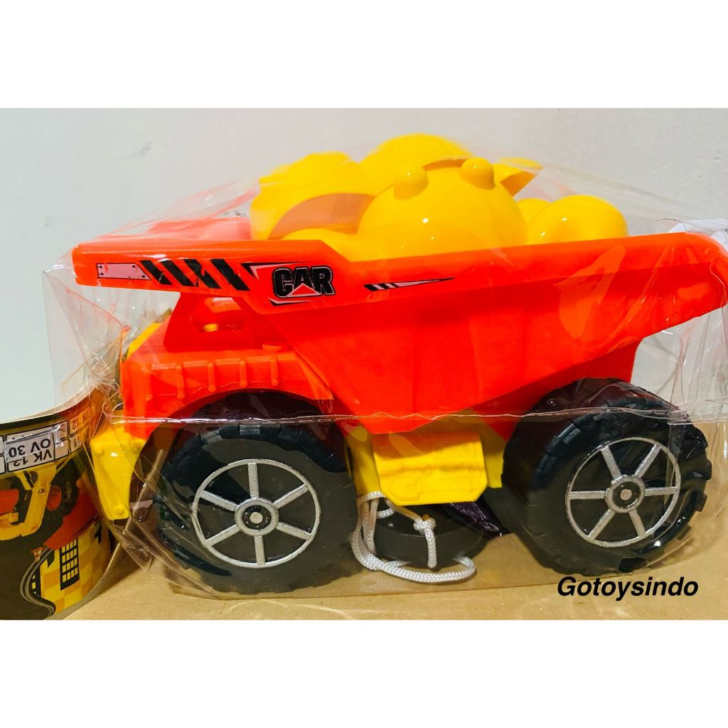Mainan Truk Konstruksi Dump Truck - Pengangkut Pastir Plastik Murah