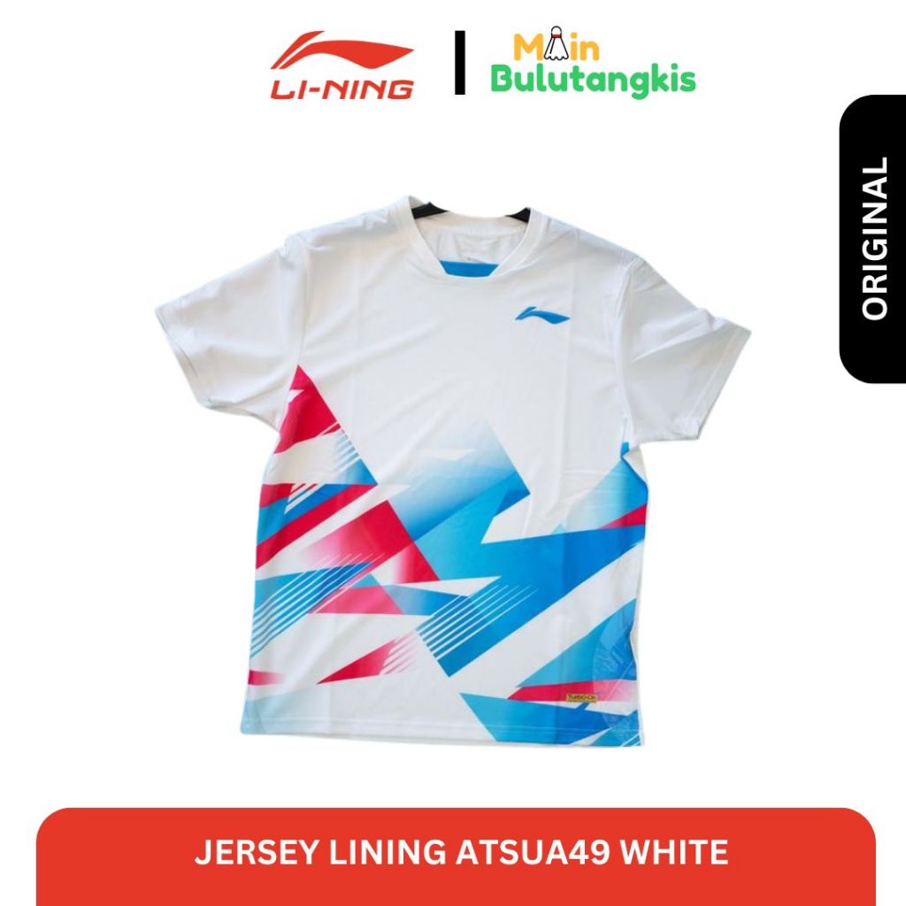 Jersey Badminton Lining 2025 ATSUA49 White Original