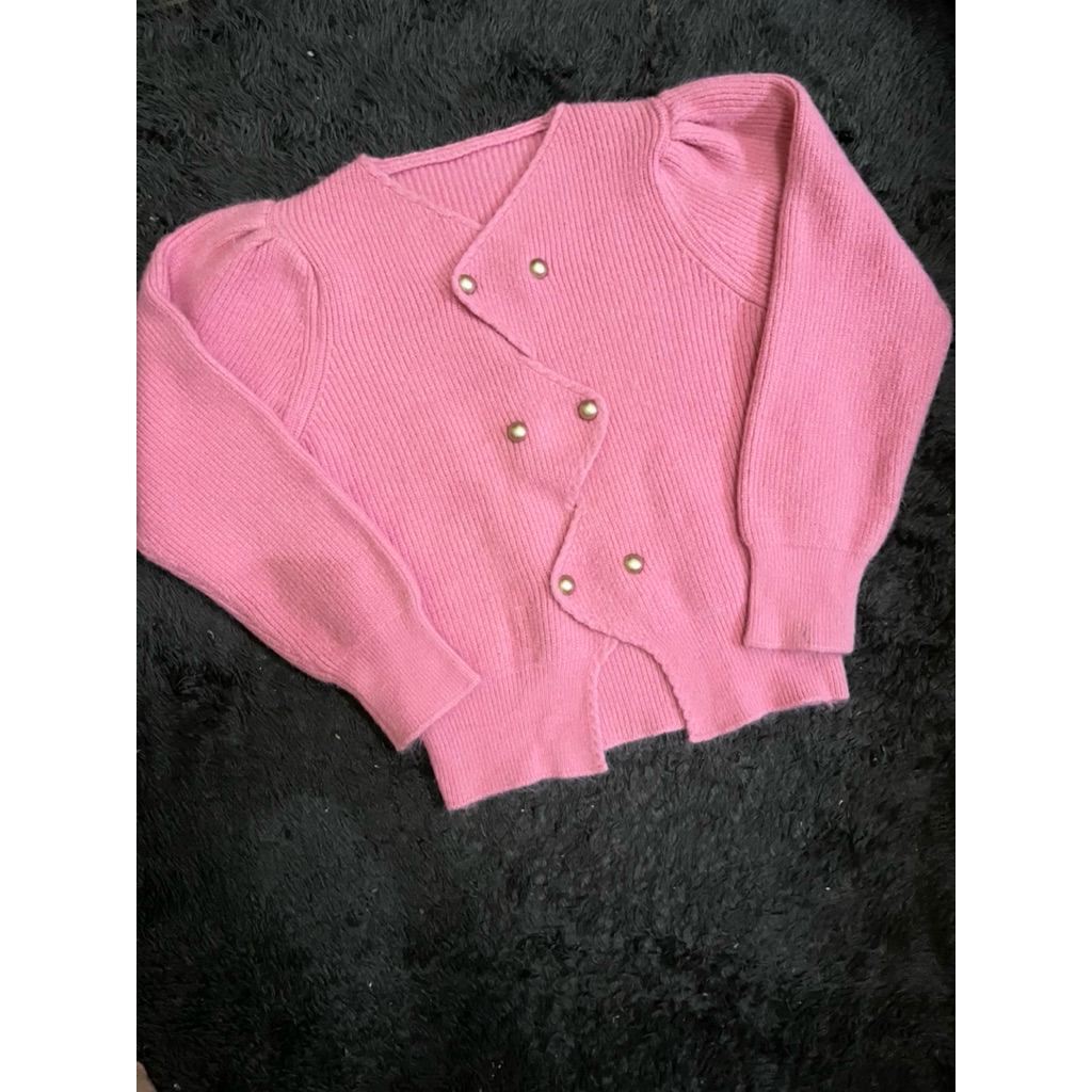 preloved cardigan pink