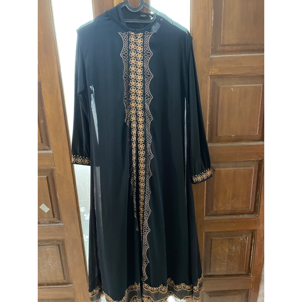 Dijual Gamis Hitam dalaman dan outer PL