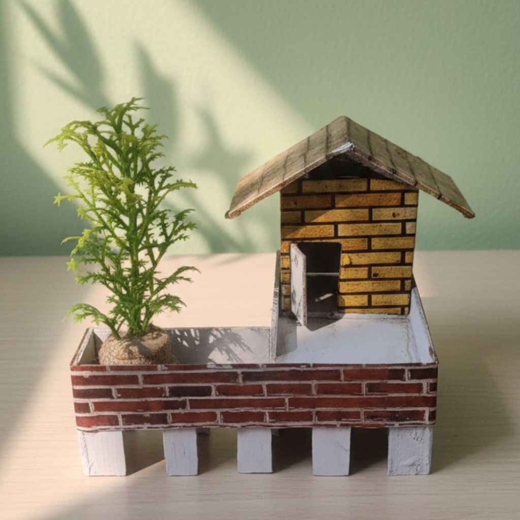 Hiasan miniatur aquarium