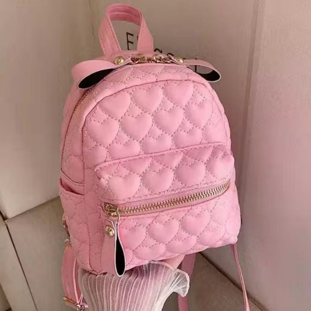 tas ransel wanita mini Korea skolah motif lovee.BSR