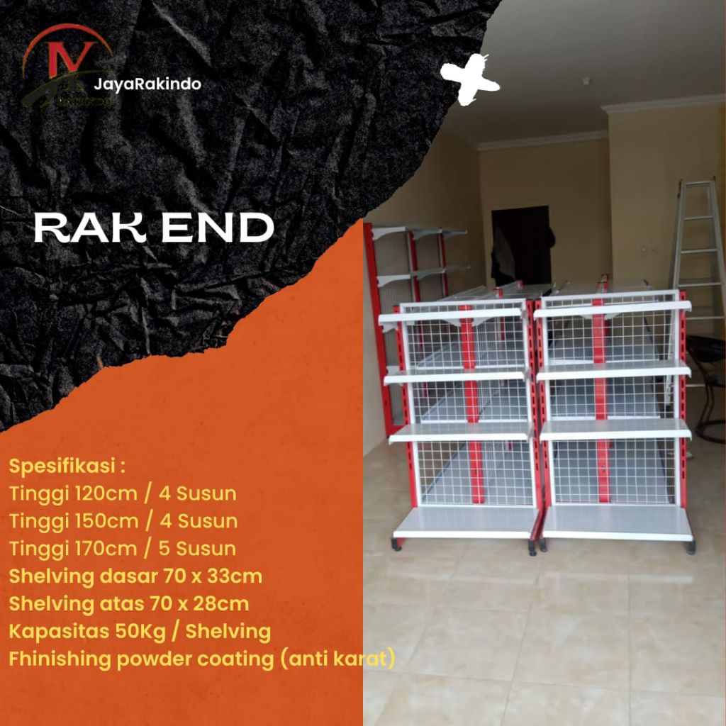 RAK GONDOLA MINIMARKET END