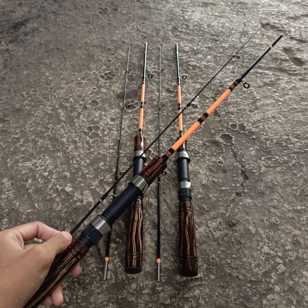 Joran udang galah superstar orange 100-180cm