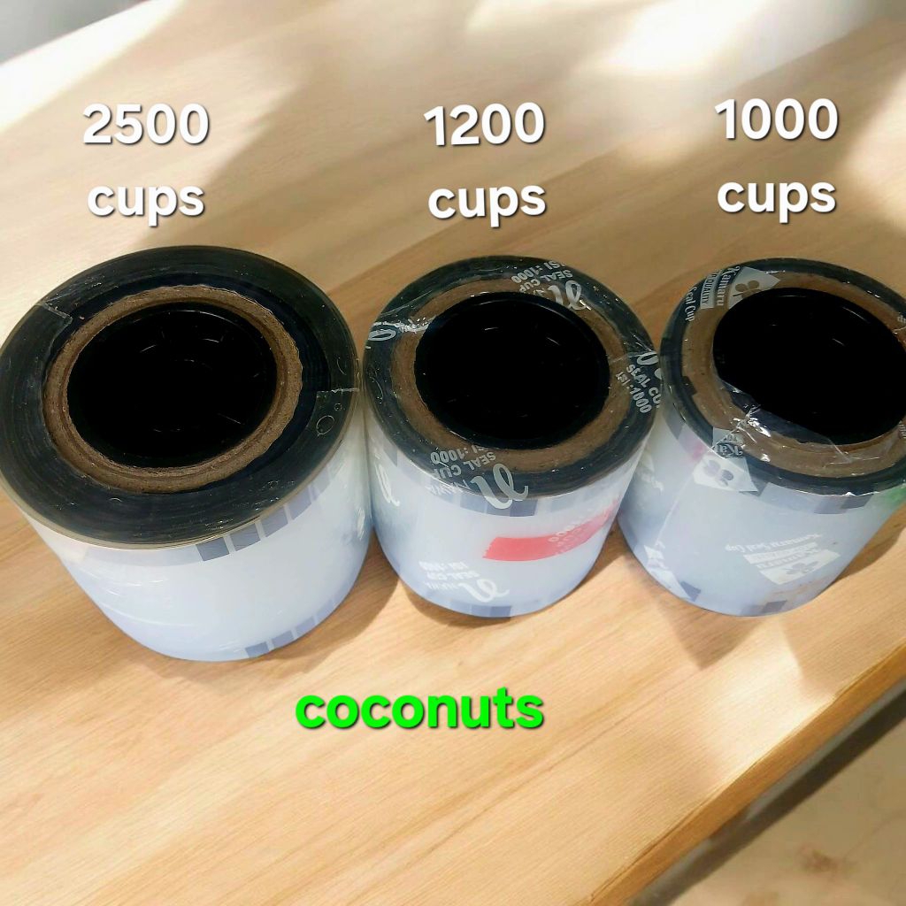 Plastik Penutup Cup Sealer Cup / Sealer Cup Polos / Sealer Cup Motif