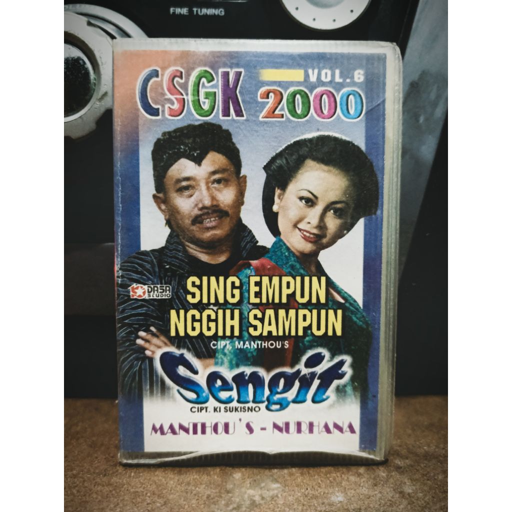 Kaset Pita Campursari CSGK 2000 Vol 6 Manthou's - Sengit