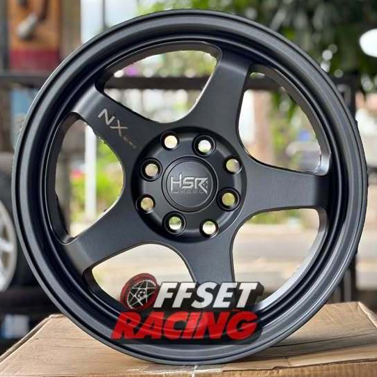Velg HSR R15 Mobil Agya Ayla Brio Calya Sigra Livina Velg Mobil HSR KAILOLO Ring 15 Baut 4
