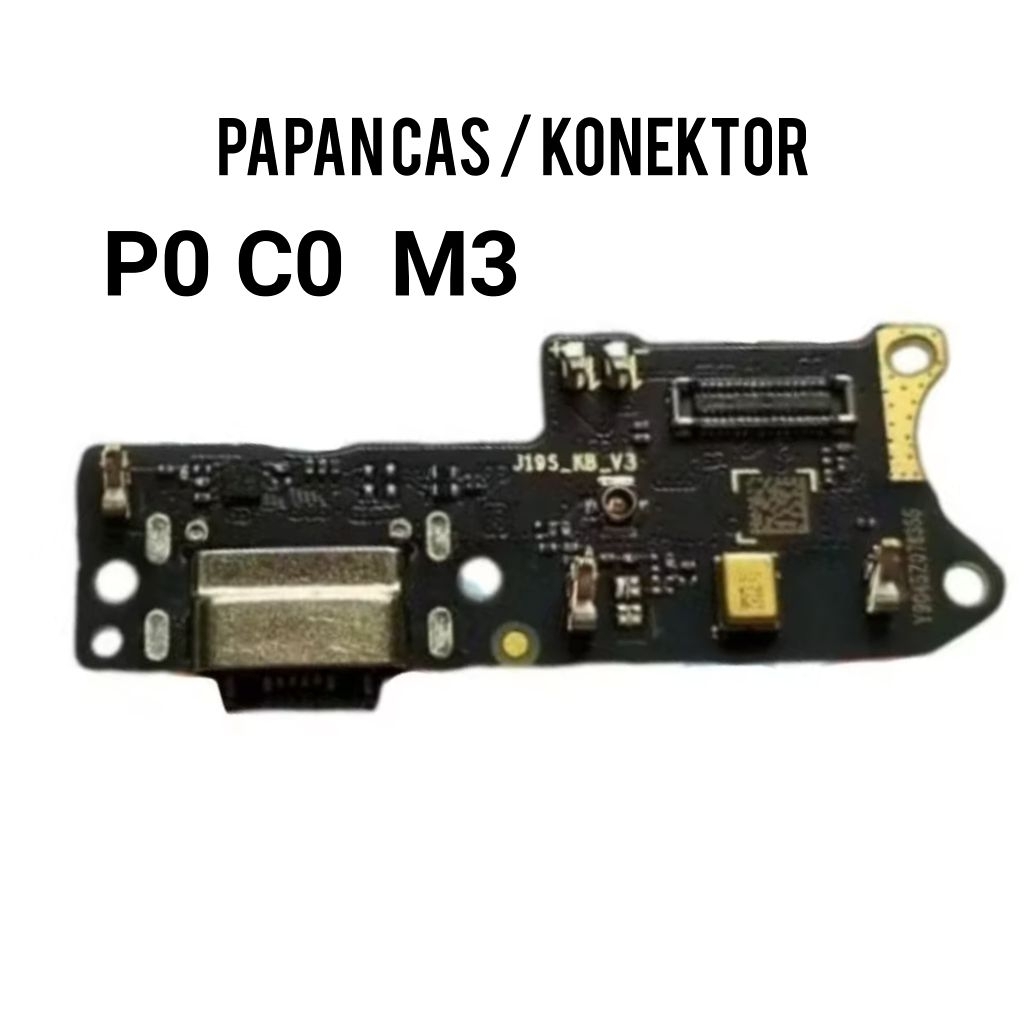 Papan Cas / Konektor For Xioami Poco M3 Flexibel Board Konektor Cas Charger Plus IC For Poco M3